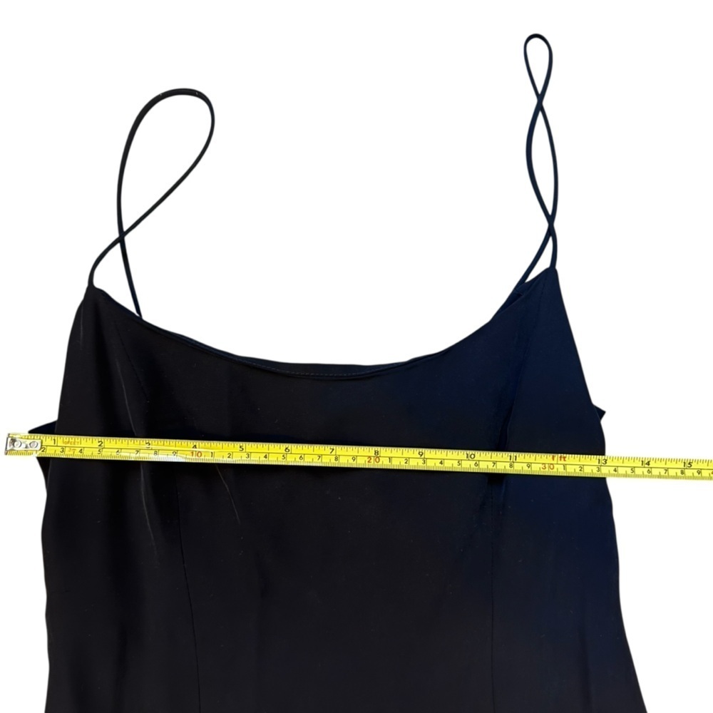 Milly Black Slip Cocktail Dress with Mermaid Hem Size 2 - Picture 15 of 16